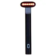 Lonvitalite Pro led 5-1 facial wand - dual red and blue led light therapy - Black by Lonvitalite
