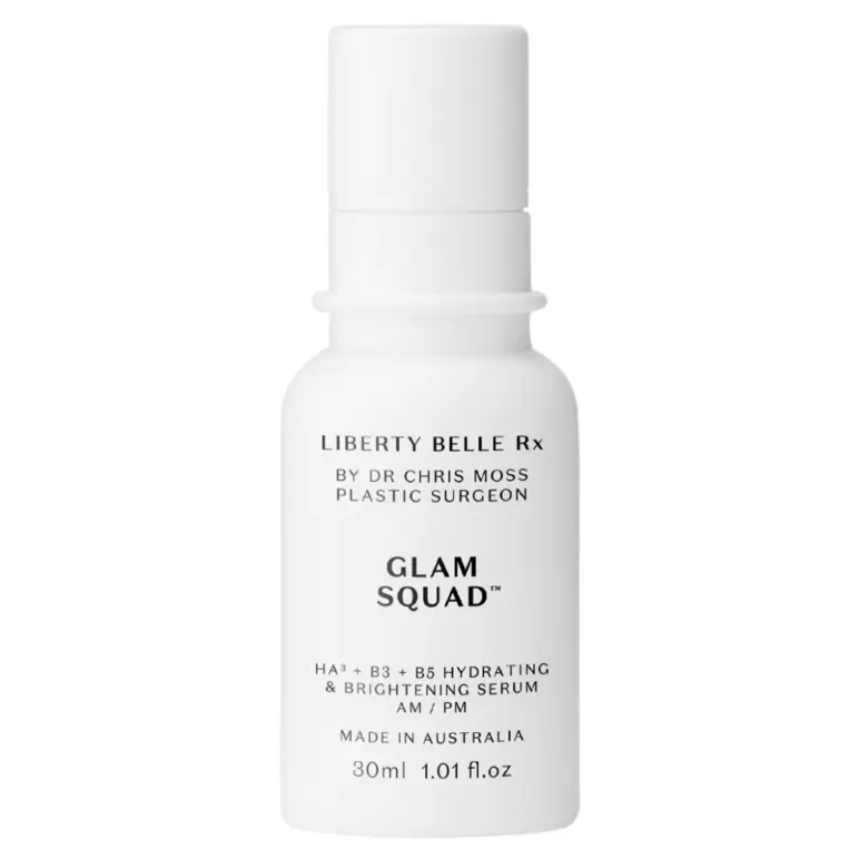 Liberty Belle Rx by Dr Moss GLAM SQUAD® Hyaluronic Acid Hydrating & Brightening Serum - 30ml