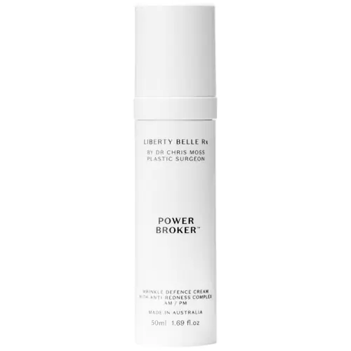 Liberty Belle Rx POWER BROKER® Anti-Red Wrinkle Defence Cream with Glycoprotein & Squalane - 50ml