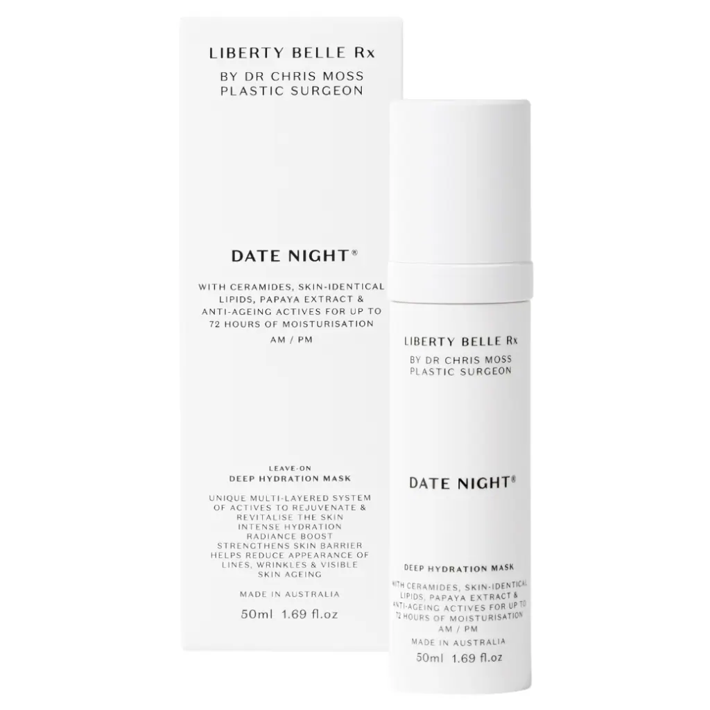 Liberty Belle Rx by Dr Moss DATE NIGHT® Leave-On Hydration & Anti-Ageing Mask with Ceramides - 50ml