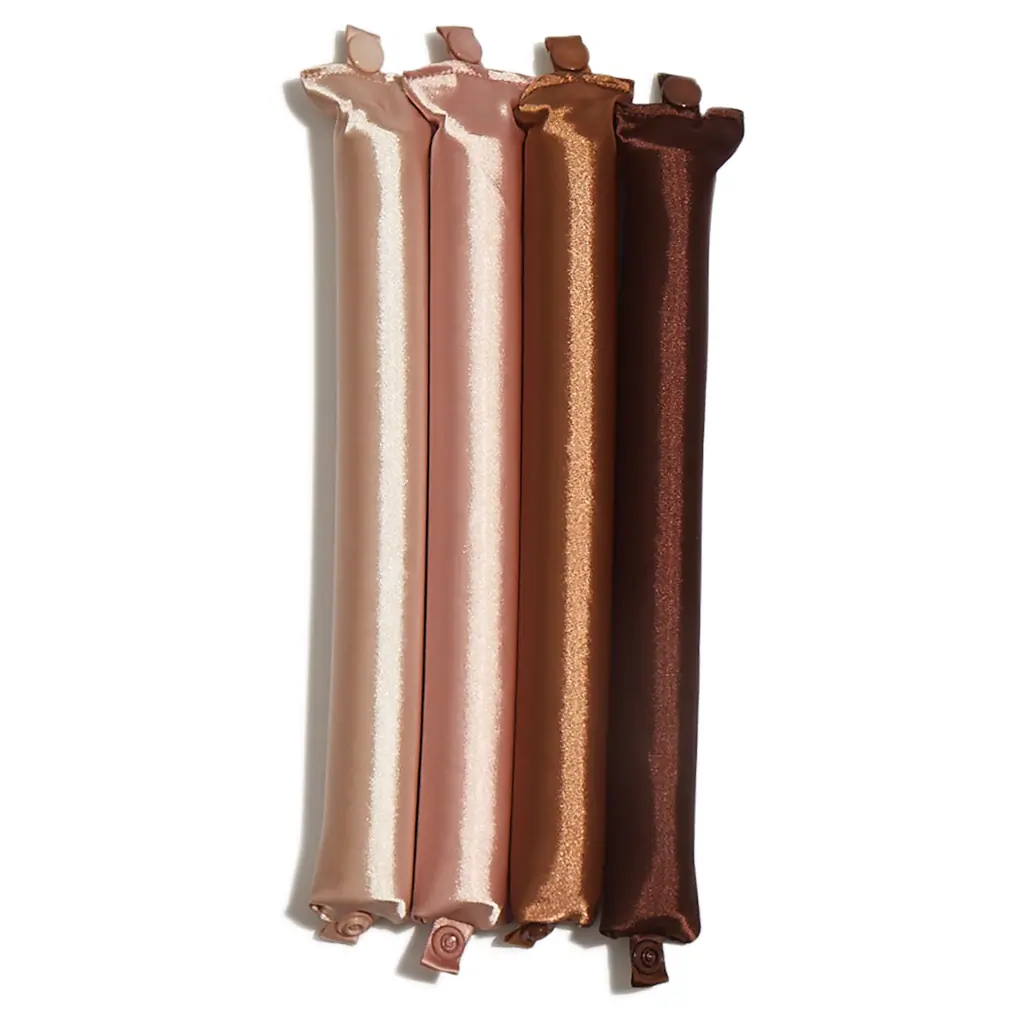 Kitsch Satin Wrapped Jumbo Flexi Rods 4pc - Rosewood