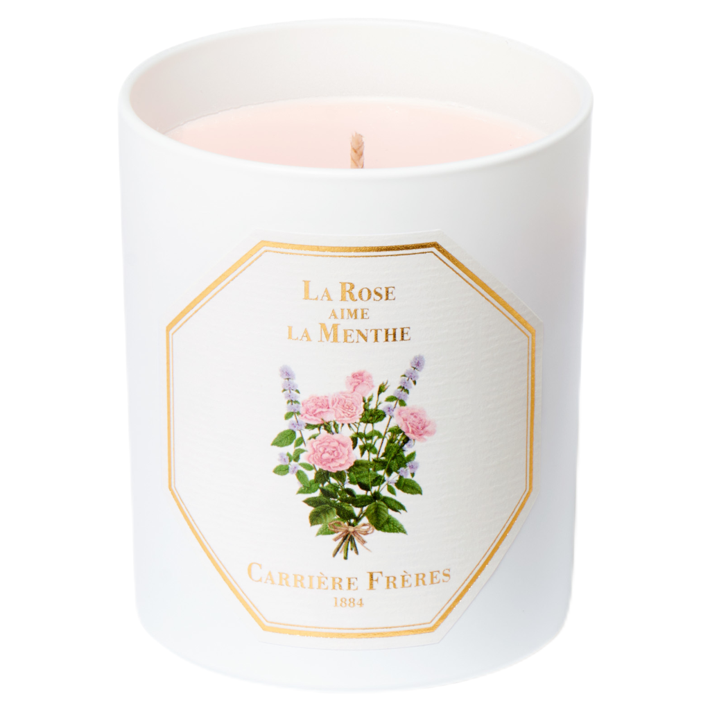 Carrière Frères La Rose aime Menthe Candle 185g