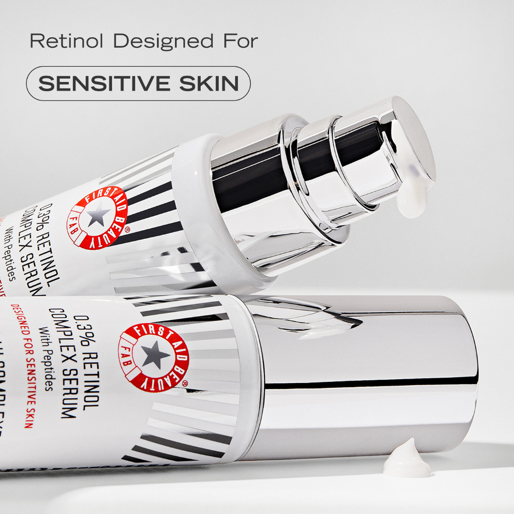 First Aid Beauty 0.3 Retinol Complex Serum w Peptides 30ml NZ Adore