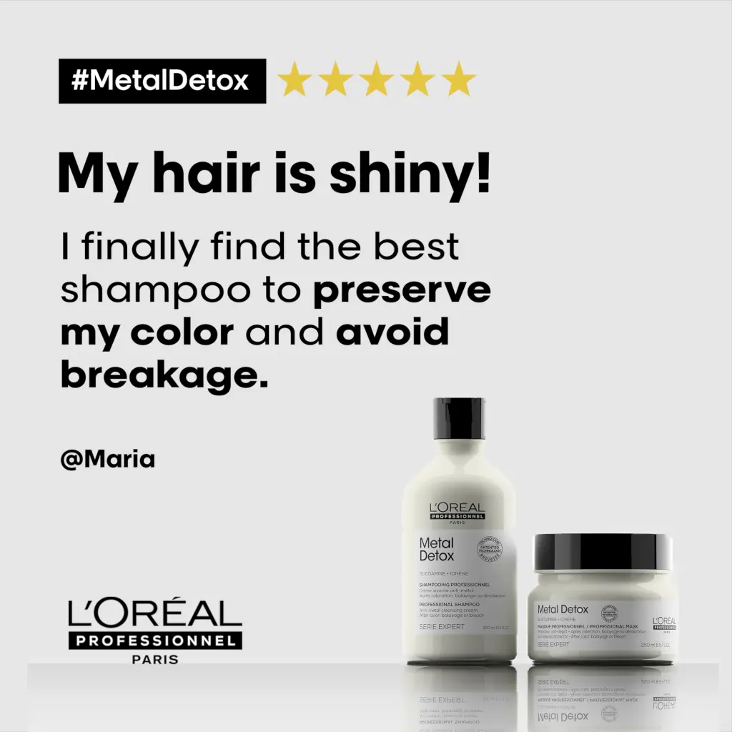 L'Oréal Professionnel Metal Detox Shampoo 300ml