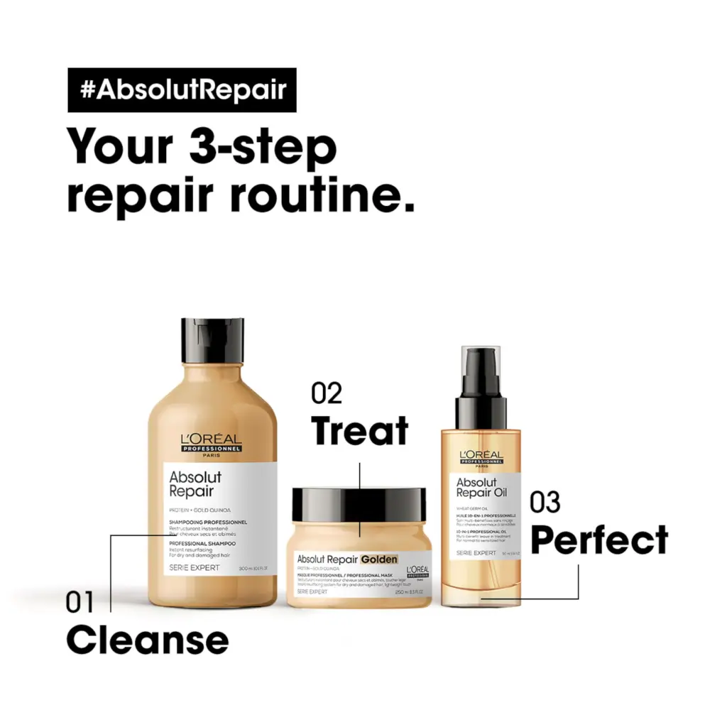 L'Oréal Professionnel Serie Expert Absolut Repair Gold Quinoa & Protein Golden Masque Lightweight 25