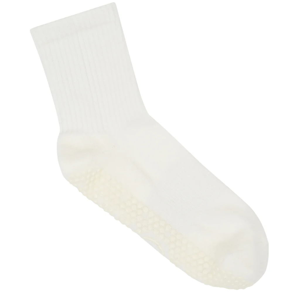 MoveActive Crew Non Slip Grip Socks - Ivory