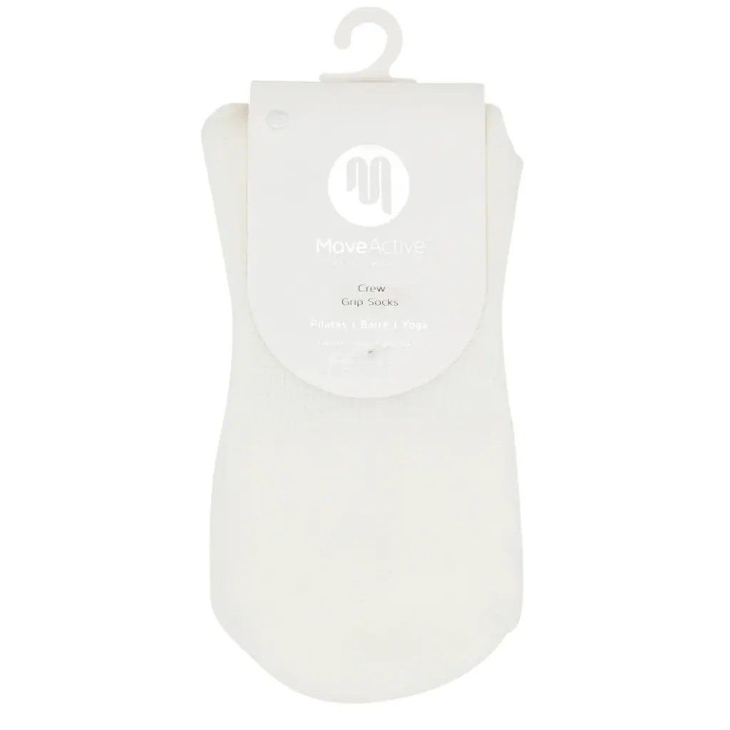 MoveActive Classic Low Rise Grip Socks - Ivory