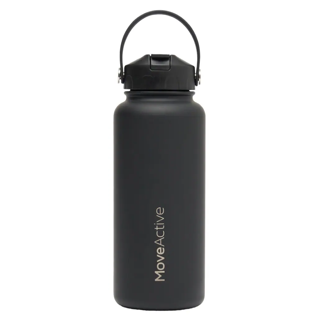 MoveActive 1L Insulated Drink Bottle - Black