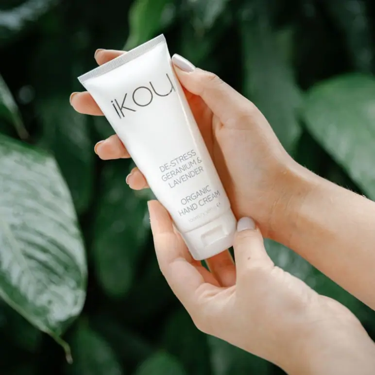 IKOU De-Stress Geranium & Lavender Organic Hand Cream 100ml
