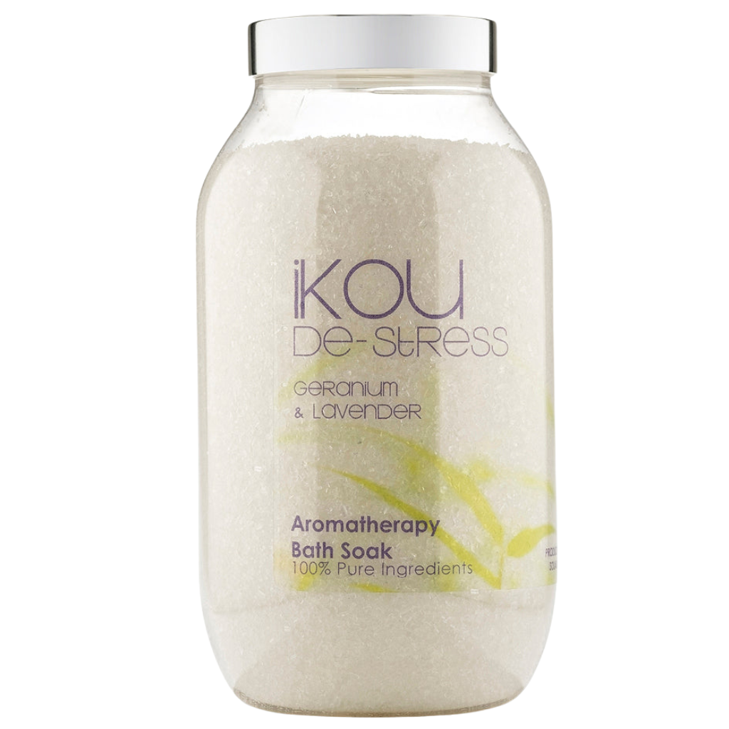 IKOU De-Stress Aromatherapy Bath Soak 850g Jar