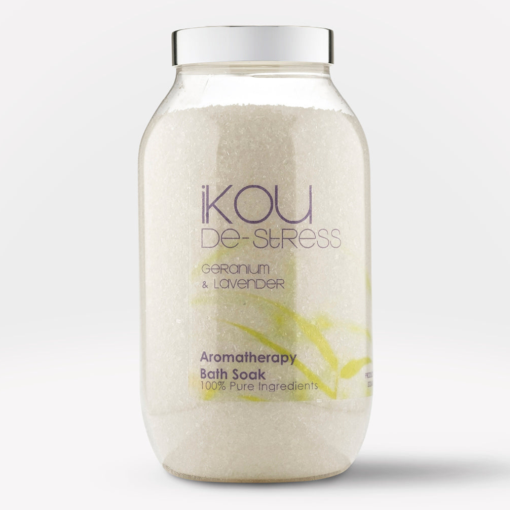IKOU De-Stress Aromatherapy Bath Soak 850g Jar