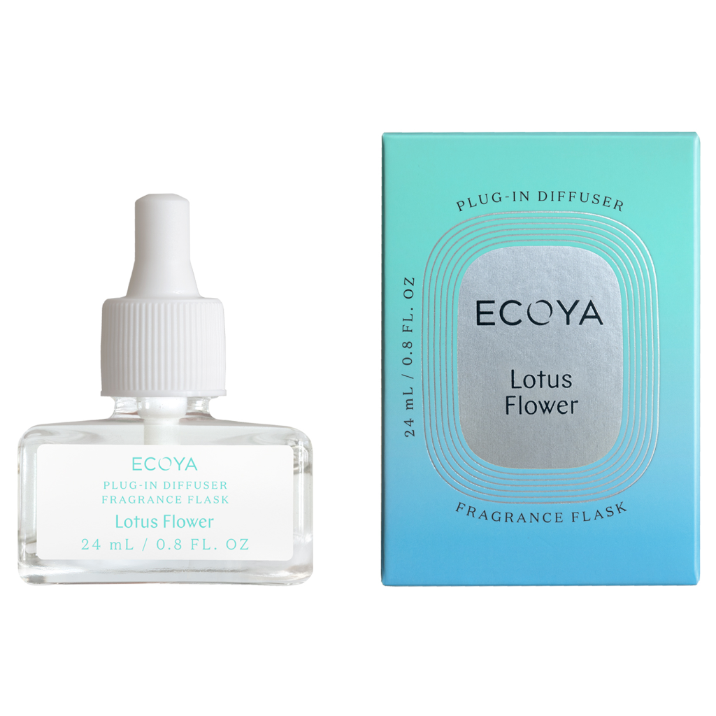 ECOYA Lotus Flower Plug-In Diffuser Fragrance Flask