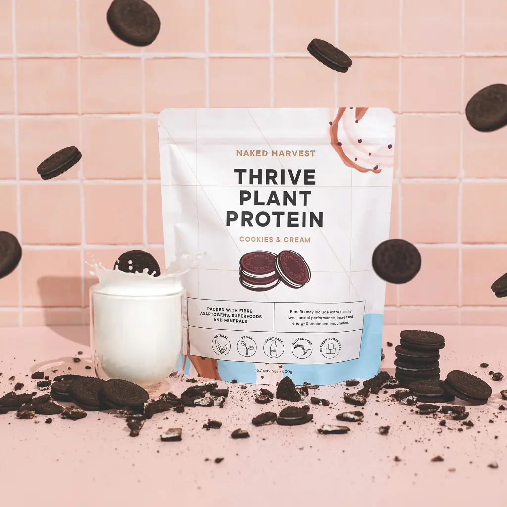 Naked Harvest Cookies & Cream Plant Protein 500g