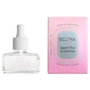 ECOYA Sweet Pea & Jasmine Plug-In Diffuser Fragrance Flask