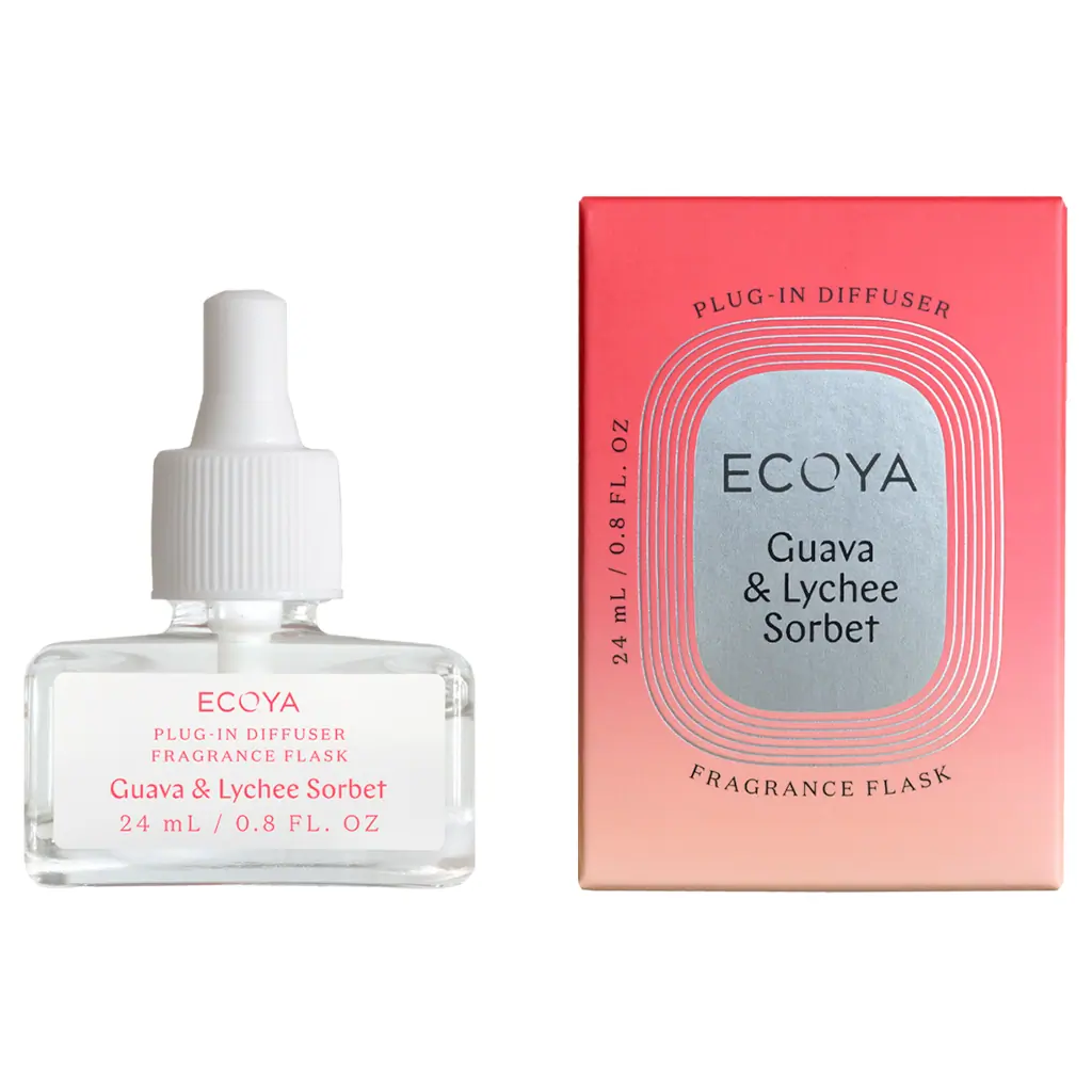 ECOYA Guava & Lychee Sorbet Plug-In Diffuser Fragrance Flask