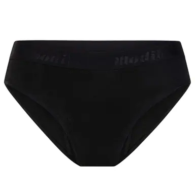 Modibodi Teen Hipster Bikini Moderate-Heavy Black