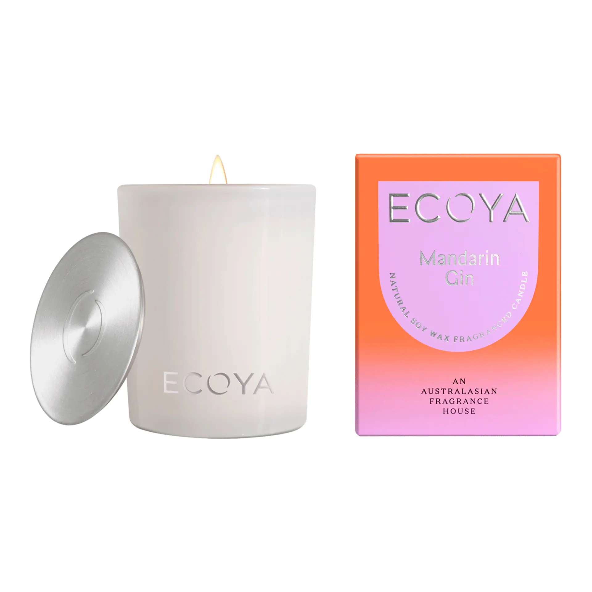 ECOYA Mandarin Gin Mini Madison Candle 80g