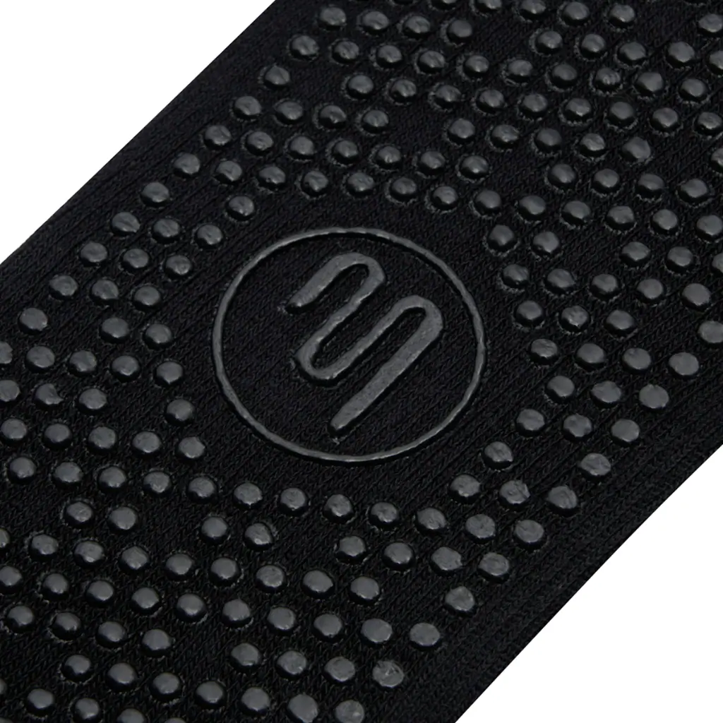 MoveActive Crew Non Slip Grip Socks - Black