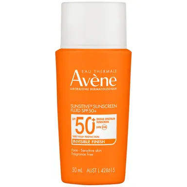 Avène Sunsitive® Sunscreen Fluid Spf 50+ 50ml