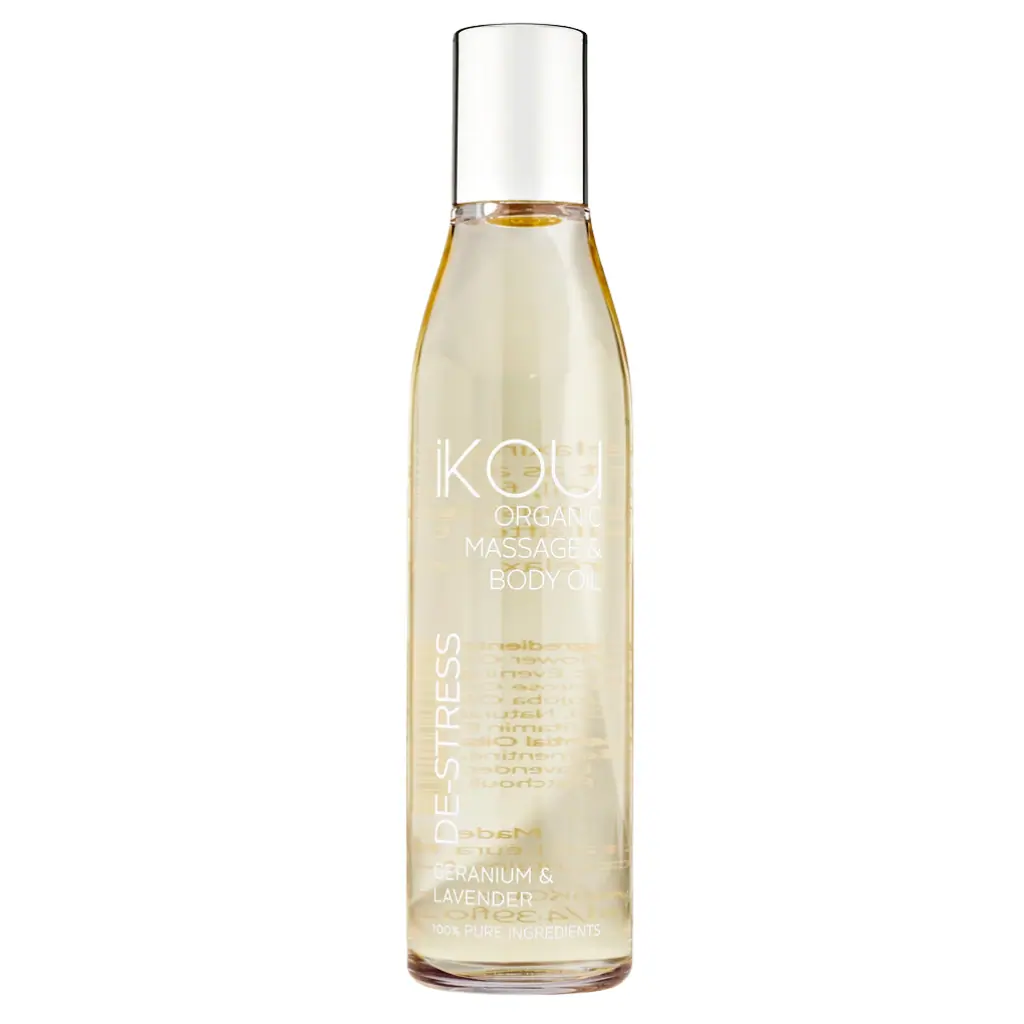IKOU Organic Massage & Body Oil De-Stress 130ml