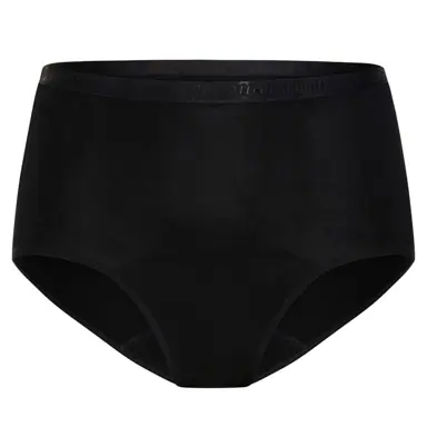 Modibodi Classic Full Brief Moderate-Heavy Black