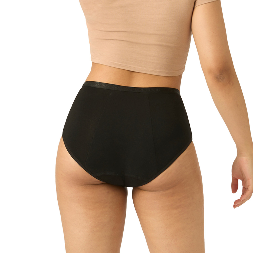Modibodi Classic Full Brief Moderate-Heavy Black