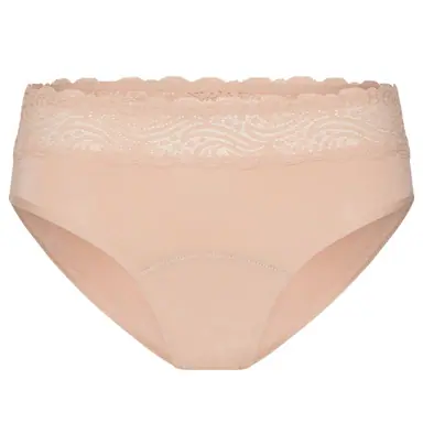 Modibodi Sensual Hi Waist Bikini Light-Moderate Beige