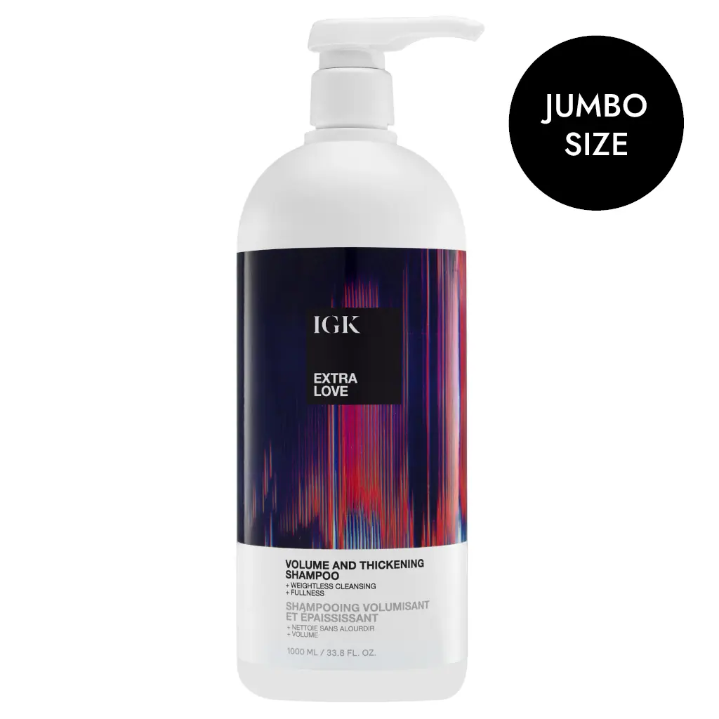IGK Extra love Volume + Thickening Shampoo - 1 Litre