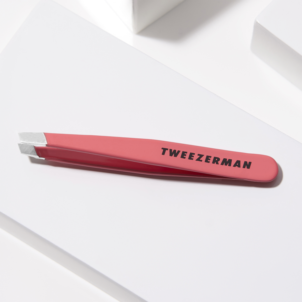Tweezerman Mini Slant Tweezer - Geranium