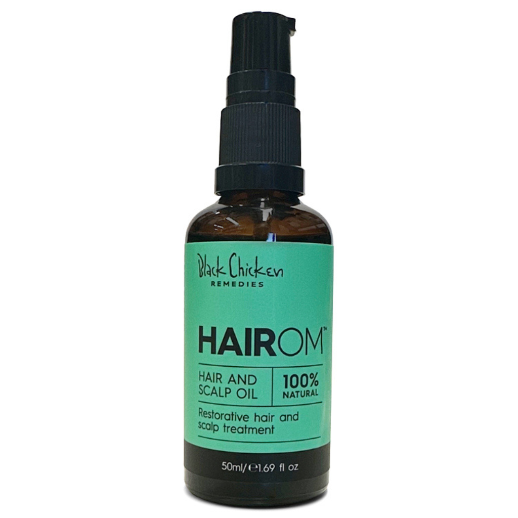 Black Chicken Remedies HairOM - Restorative Hair and Scalp Treatment