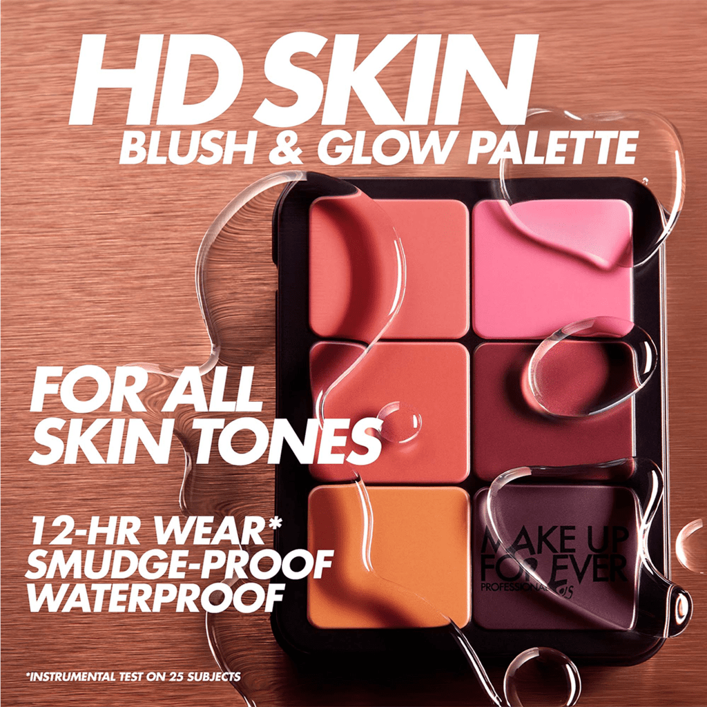 フェイスカラー HD SKIN BLUSH & GLOW PALETTE HD Skin Blush and Glow Creamy Palette | Make Up For Ever UAE