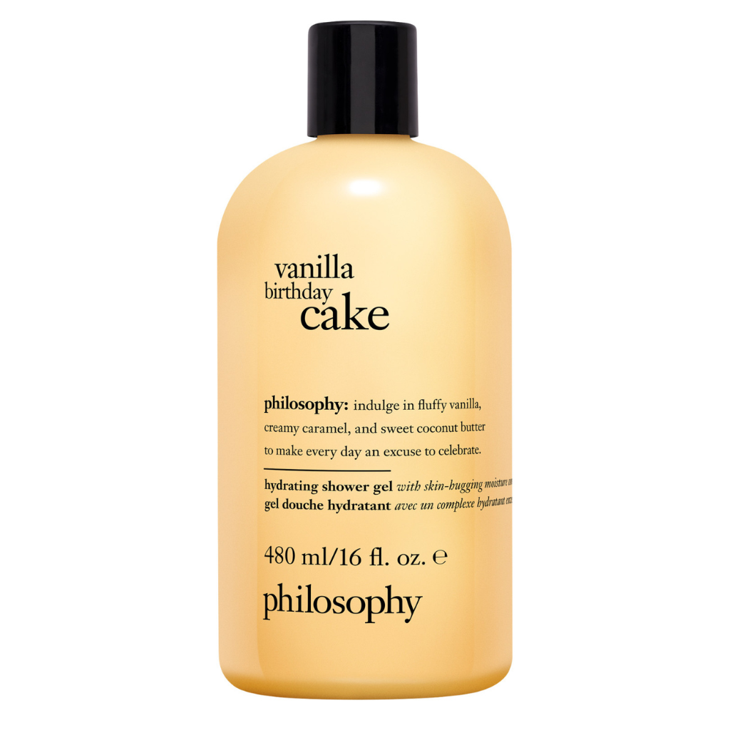 philosophy hydrating shower gel vanilla birthday cake, 480ml NZ