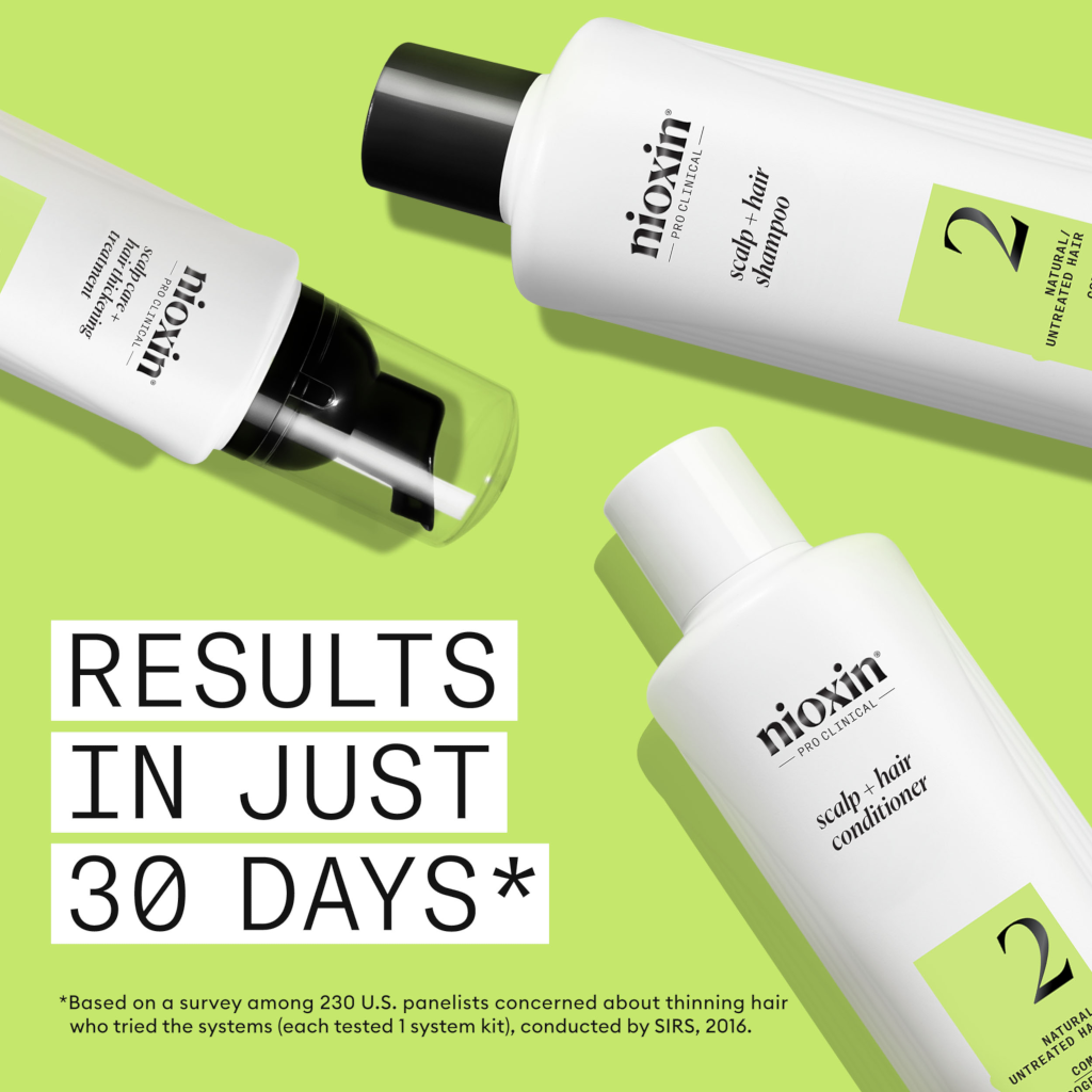Nioxin Scalp + Hair Thickening System 2 - Natural Hair with Progressed Thinning