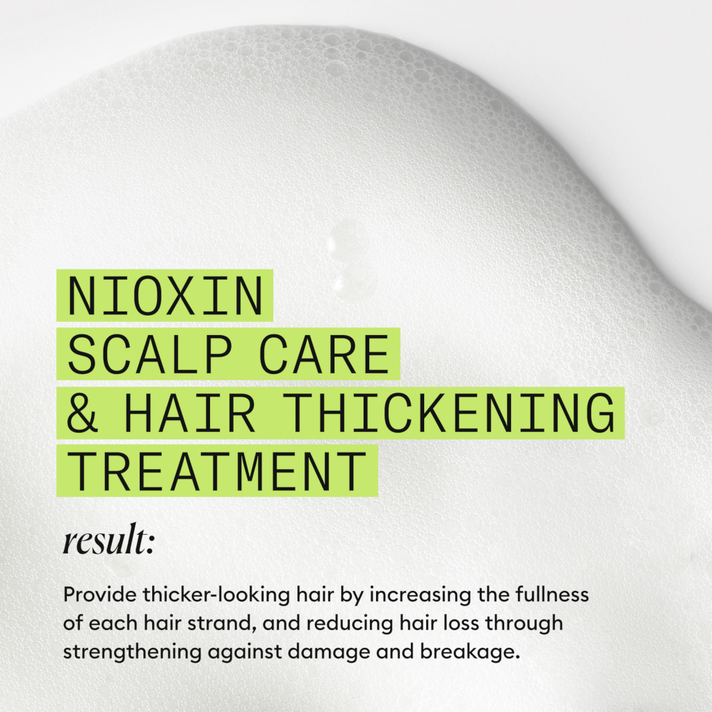 Nioxin System 2 Scalp + Hair Thickening Treatment - Serum for Natural Hair with Progressed Thinning,
