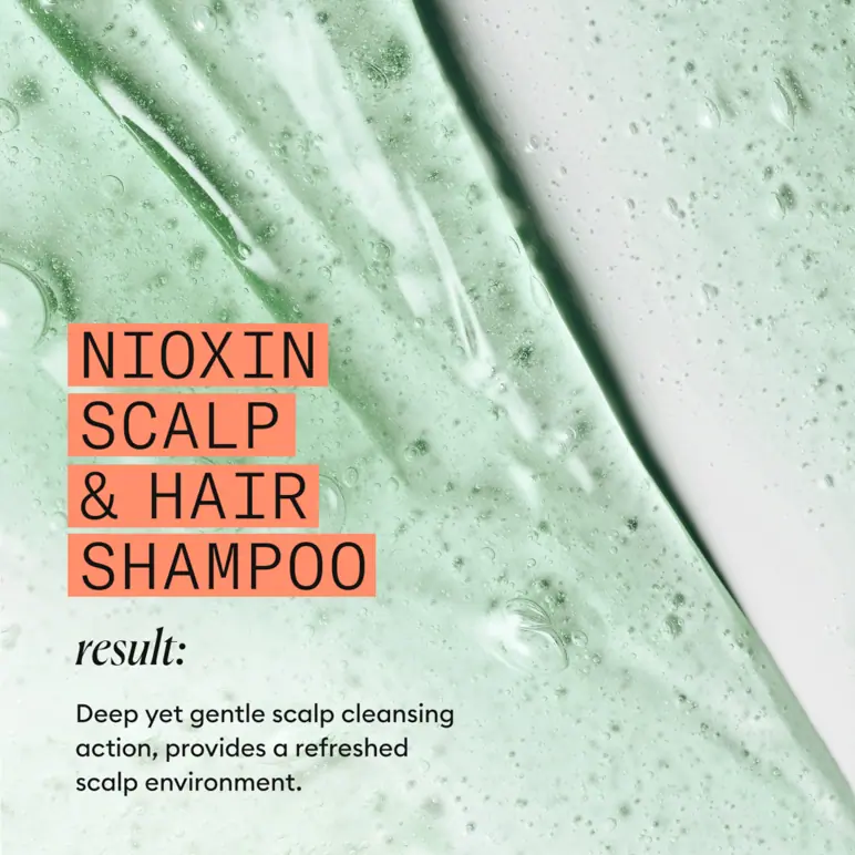 Nioxin System 4 Scalp + Hair Shampoo - Hair Thickening Shampoo For Damaged Hair with Progressed Thin