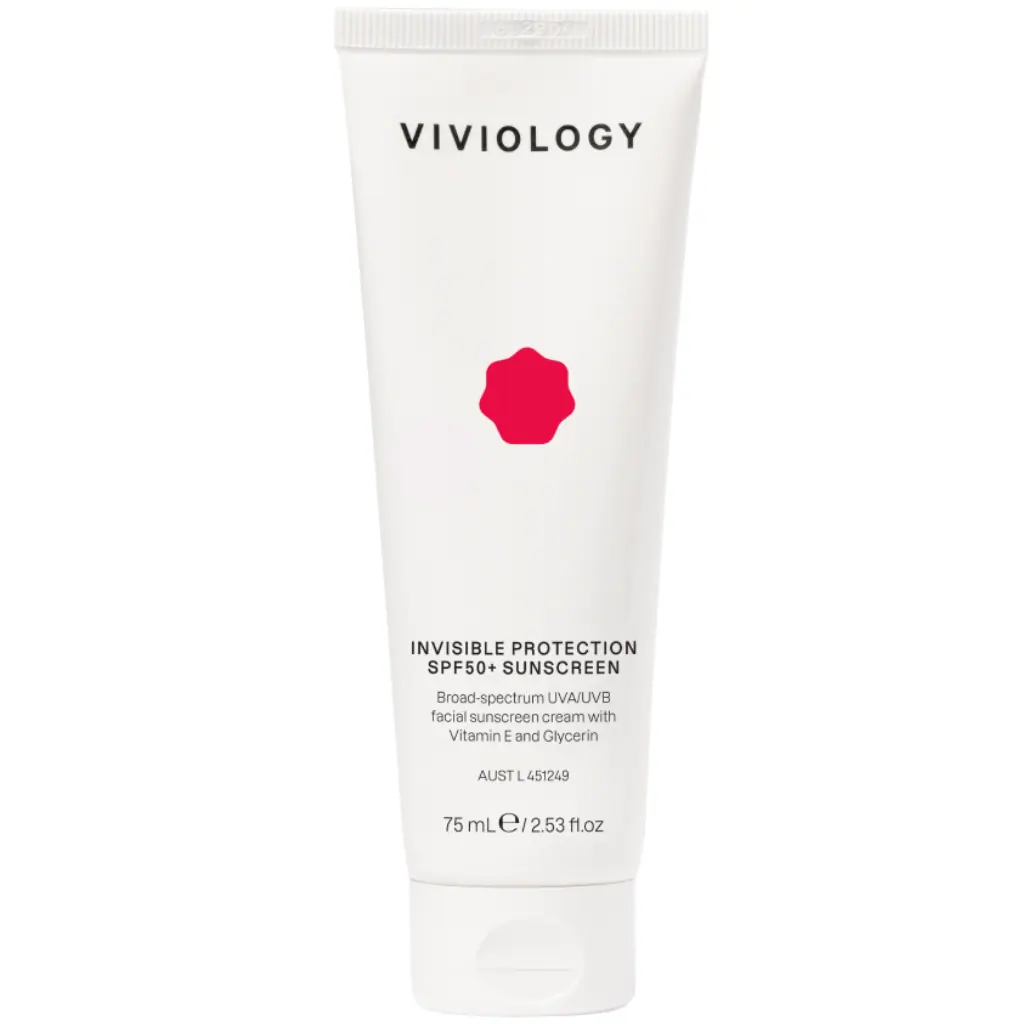 Viviology Invisible Protection SPF50+ Sunscreen 75mL
