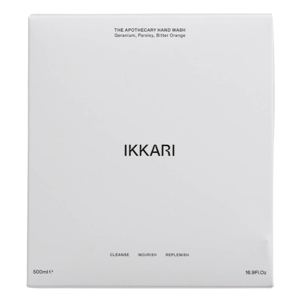 IKKARI The Apothecary Hand Wash Geranium, Parsley, Bitter Orange