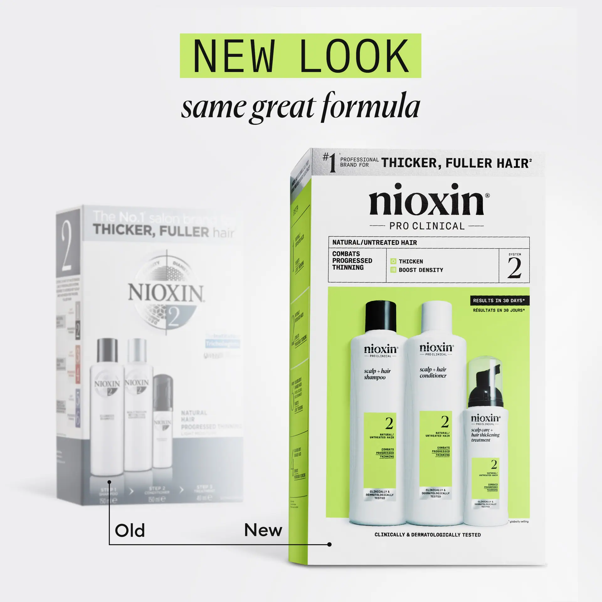 Nioxin Scalp + Hair Thickening System 2 - Hair Thickening System Trial Kit