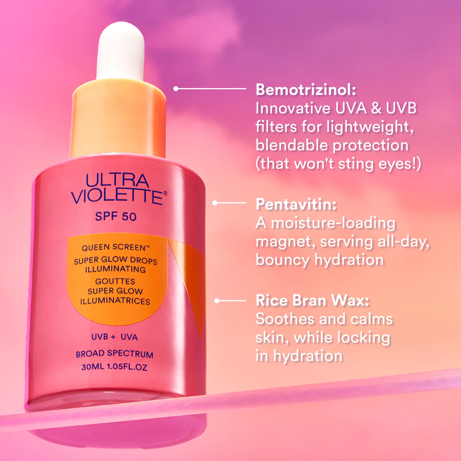 Ultra Violette Queen Screen Super Glow Drops Illuminating