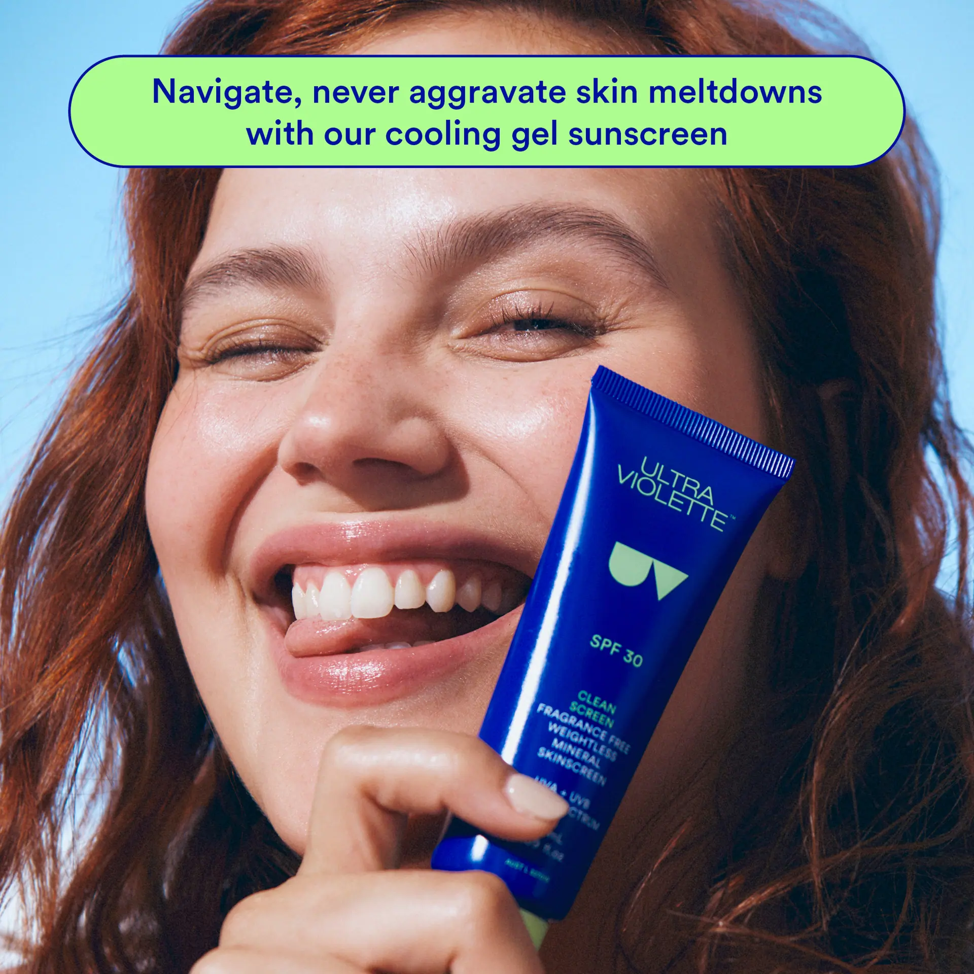 Ultra Violette Clean Screen Fragrance Free Sensitive Facial SKINSCREEN SPF30