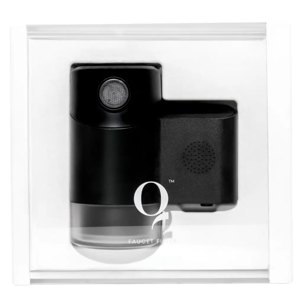 Qure Skincare Faucet Filter Black