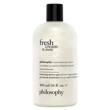 philosophy hydrating shower gel fresh cream and mint