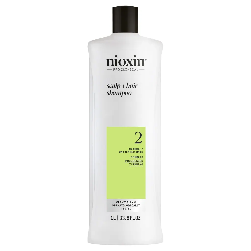 Nioxin Scalp + Hair Thickening System 2 Shampoo + Conditioner 1L Duo
