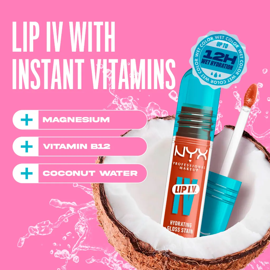 NYX Professional Makeup LIP IV Hydrating Gloss Stain