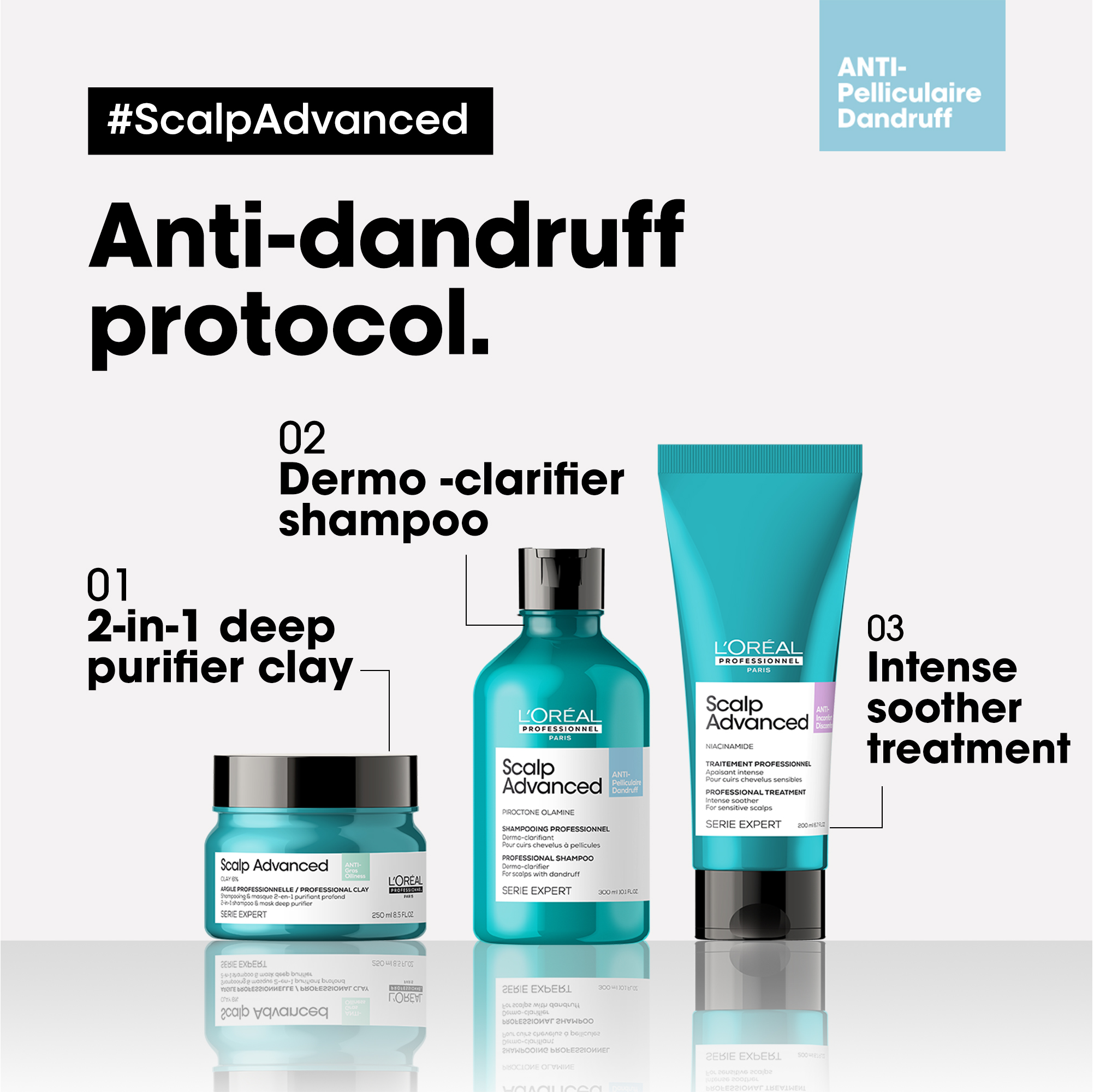 L'Oréal Professionnel Serie Expert Scalp Advanced Anti-Dandruff Shampoo 300ml