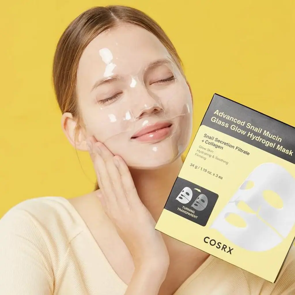 COSRX Advanced Snail Mucin Glass Glow Hydro Mask (3 Sheet)