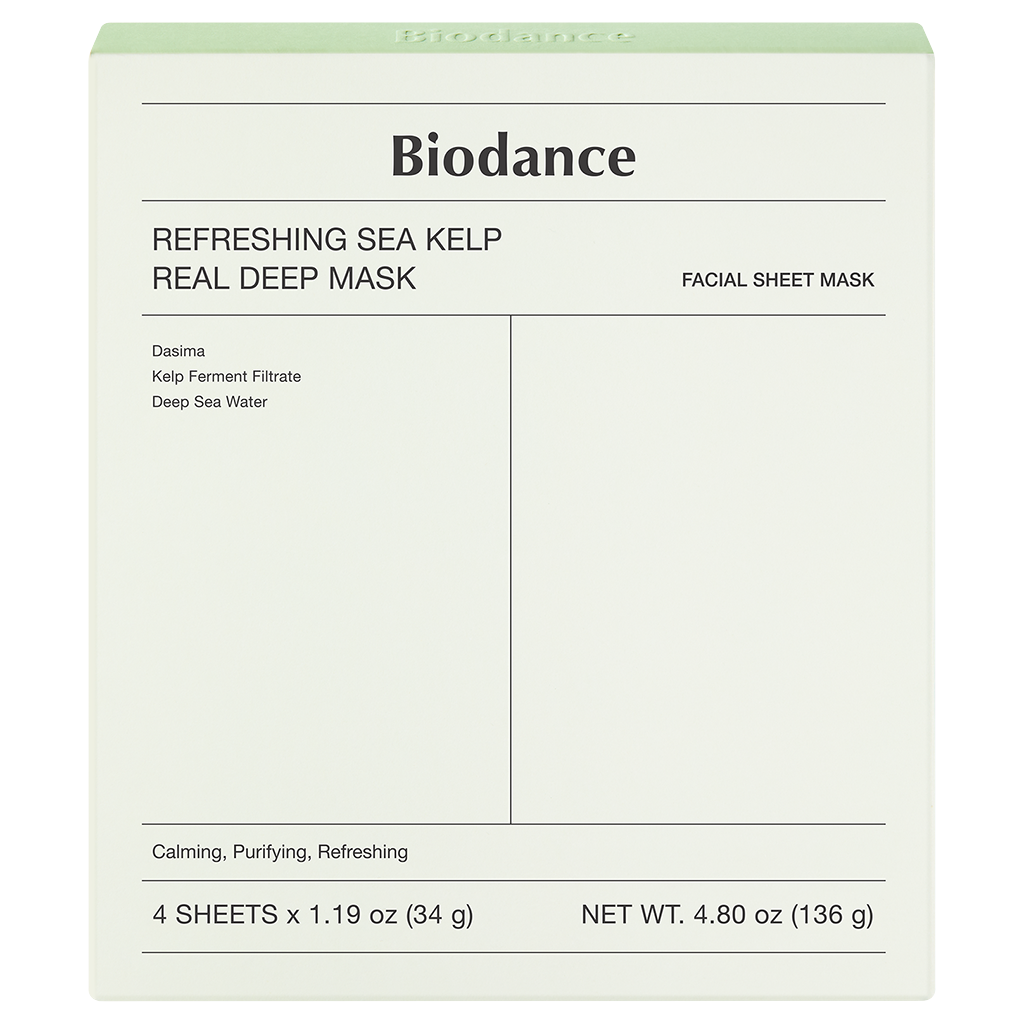 BIODANCE Refreshing Sea Kelp Real Deep Mask 4pc