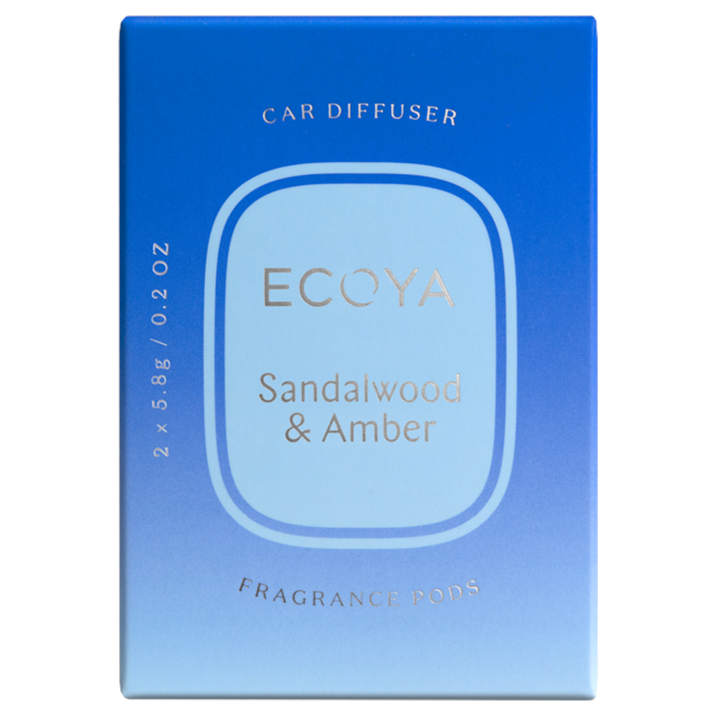 ECOYA Sandalwood & Amber Car Diffuser Refill