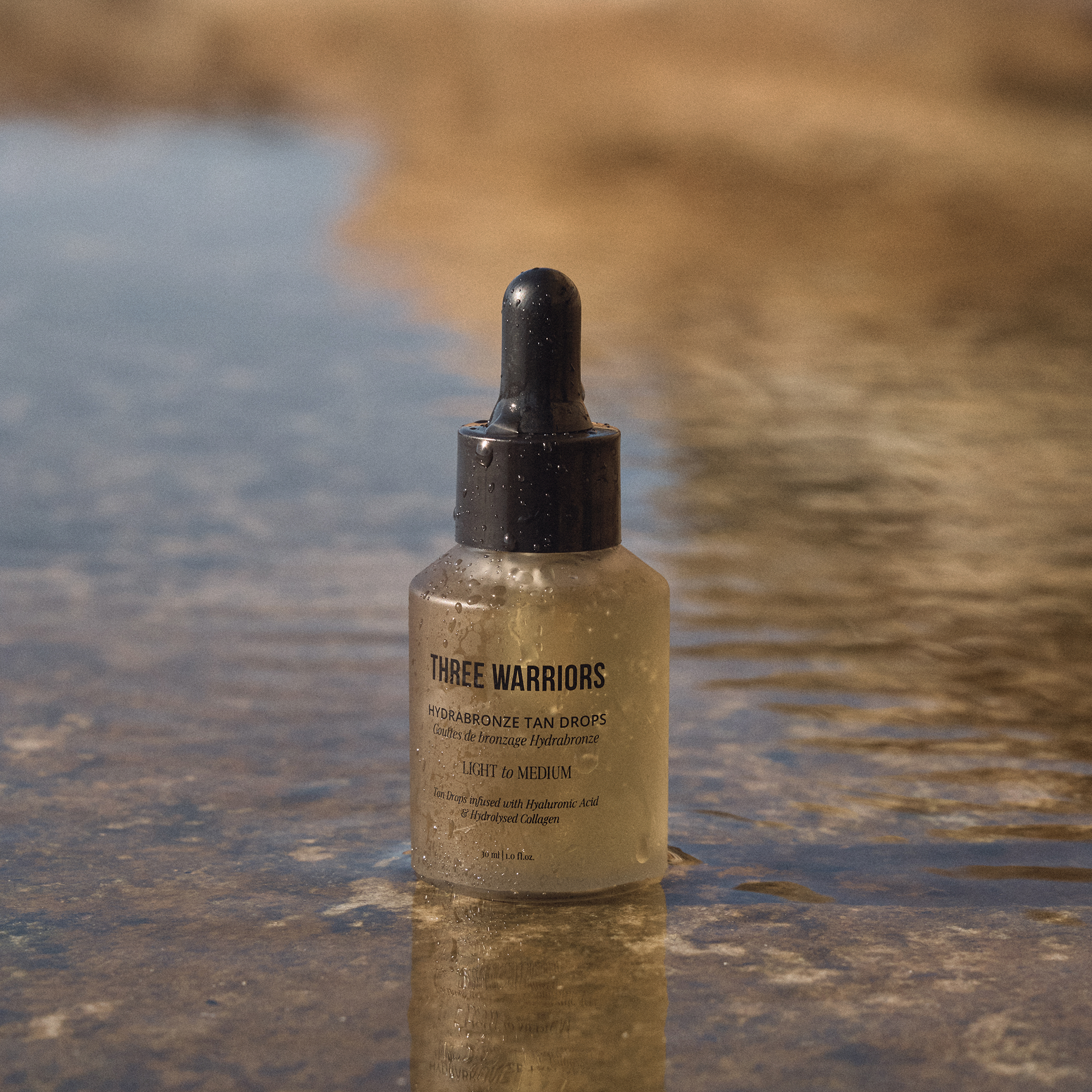Three Warriors Hydrabronze Tan Drops - Light to Medium