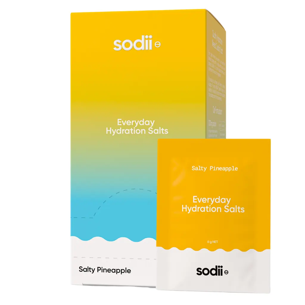 Sodii Everyday Hydration Salts - 30 Sachets - Salty Pineapple